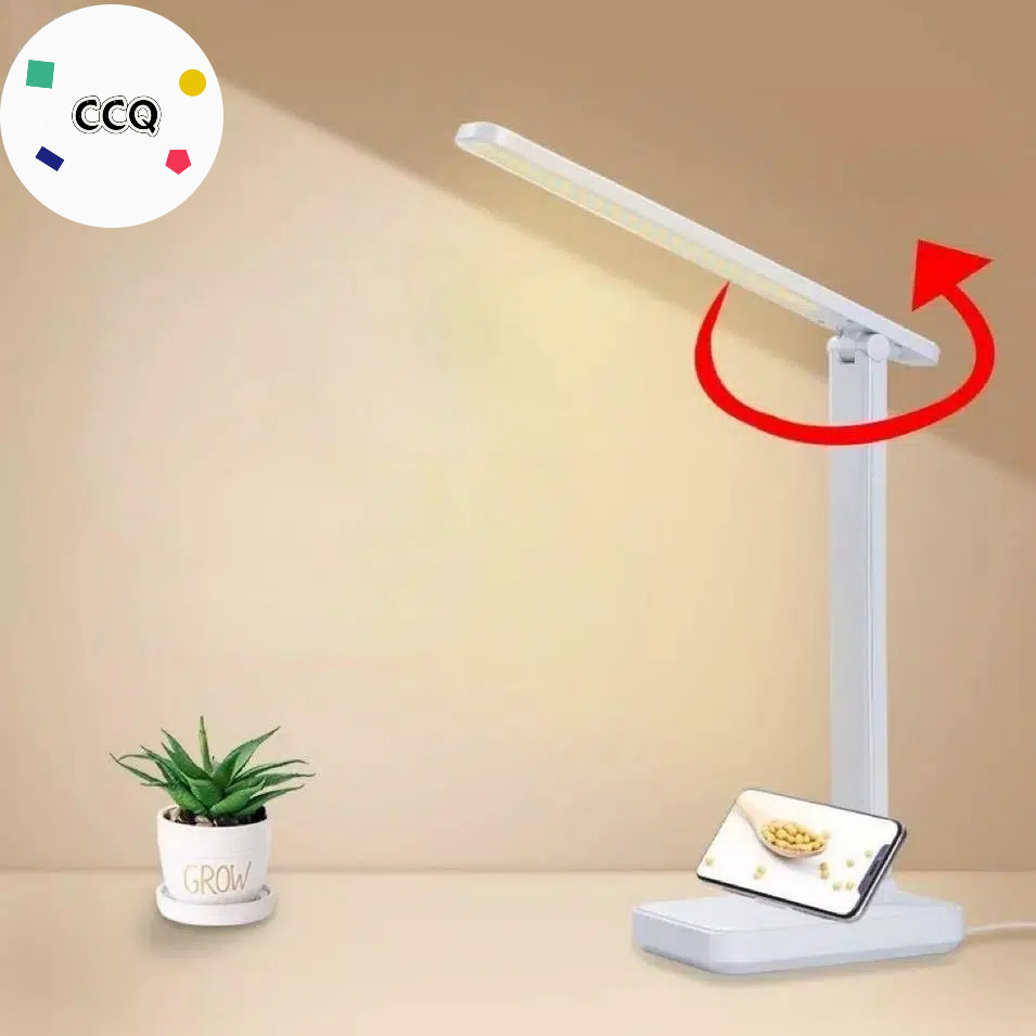 CCQ LED desk lamp, plug-in learning lamp, dimmable desk lamp, foldable ...