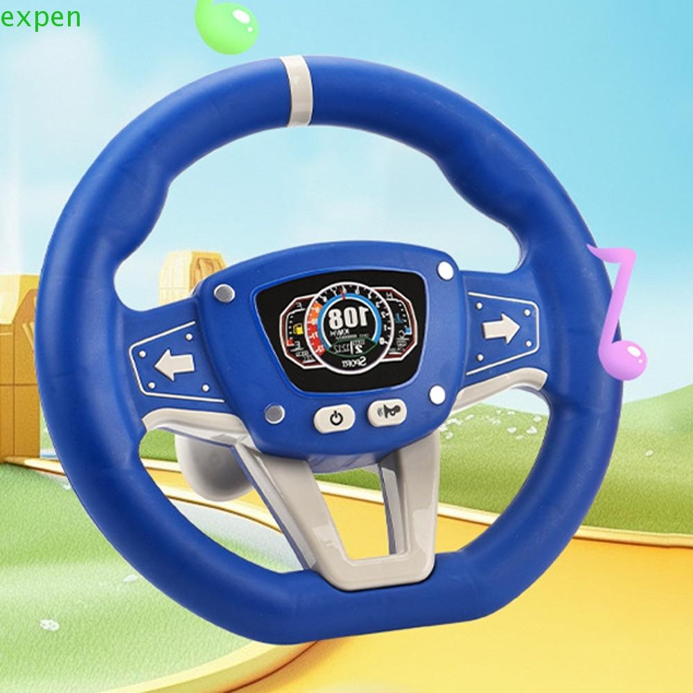 EXPEN Copilot Steering Wheel, 360 ° Rotation Multi Functional ...