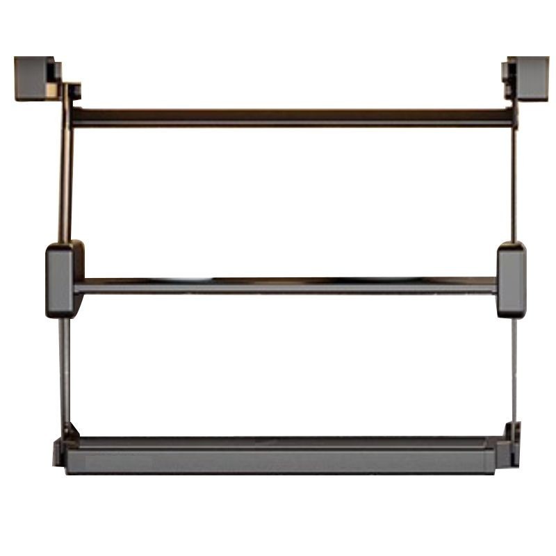 Kitchen Hanging Cabinet Foldable Storage Rack Pull-Down Double-Layer ...