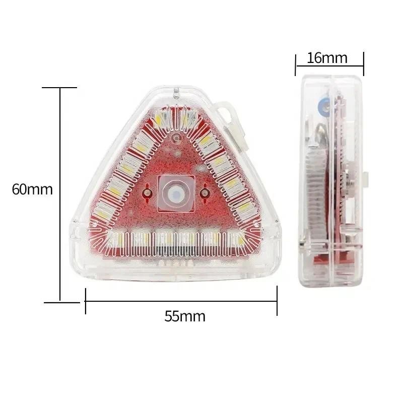 2 Set RGB Triangle LED Aircraft Strobe Light Wireless Remote Control ...