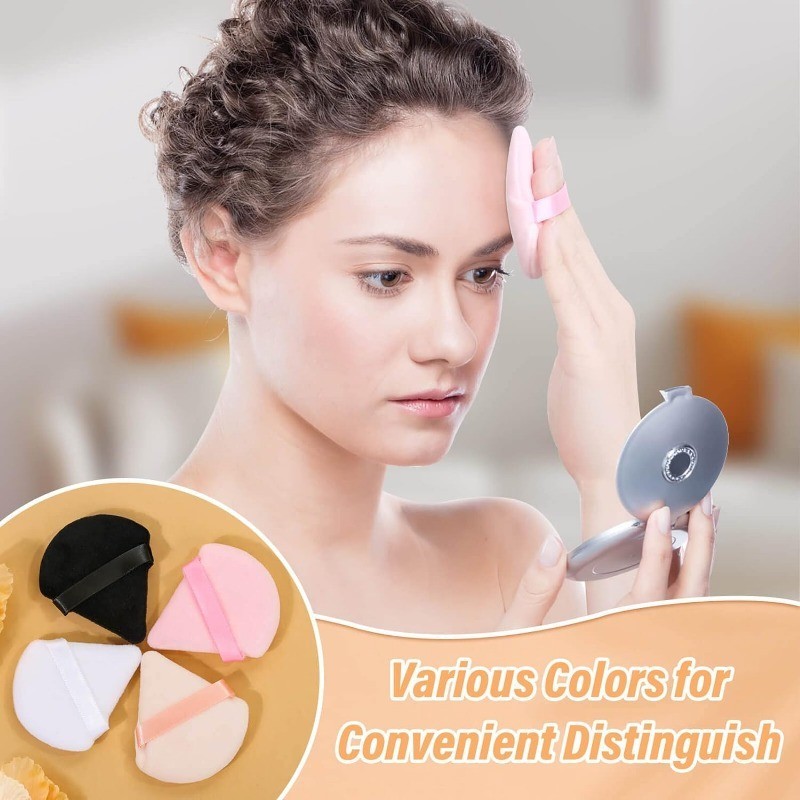 Multi-type Triangle Powder Puff / Wet and Dry Dual-use Sponge Puffs ...