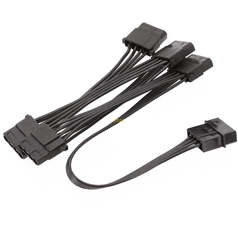 BT IDE Big 4Pin 1 to 5 Power Extension Cable Hard Disk Driver Power ...