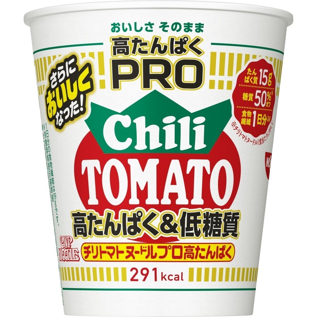 Cup Noodles PRO High Protein & Low Carbohydrate Chili Tomato Noodles