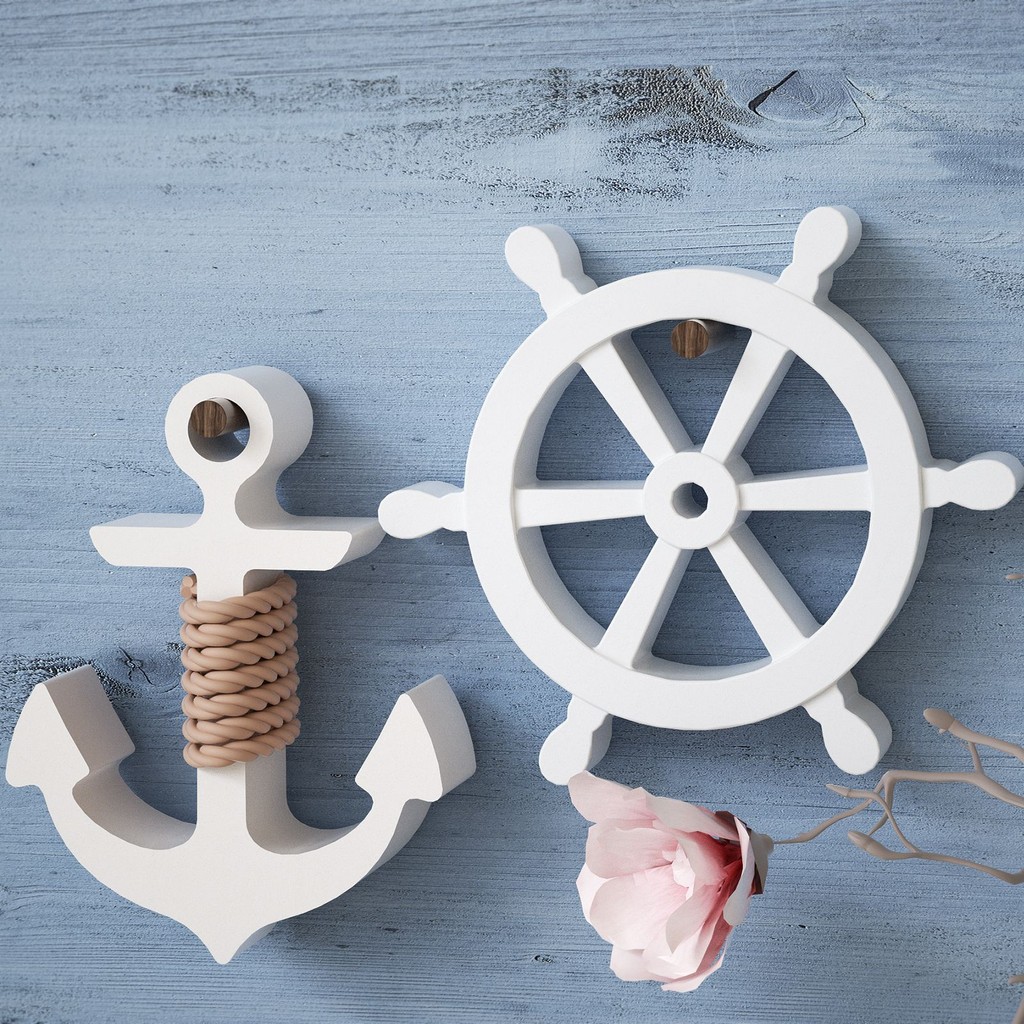 Boat Anchor Wall Hanging Silicone Resin Mold Anchor Shaped With