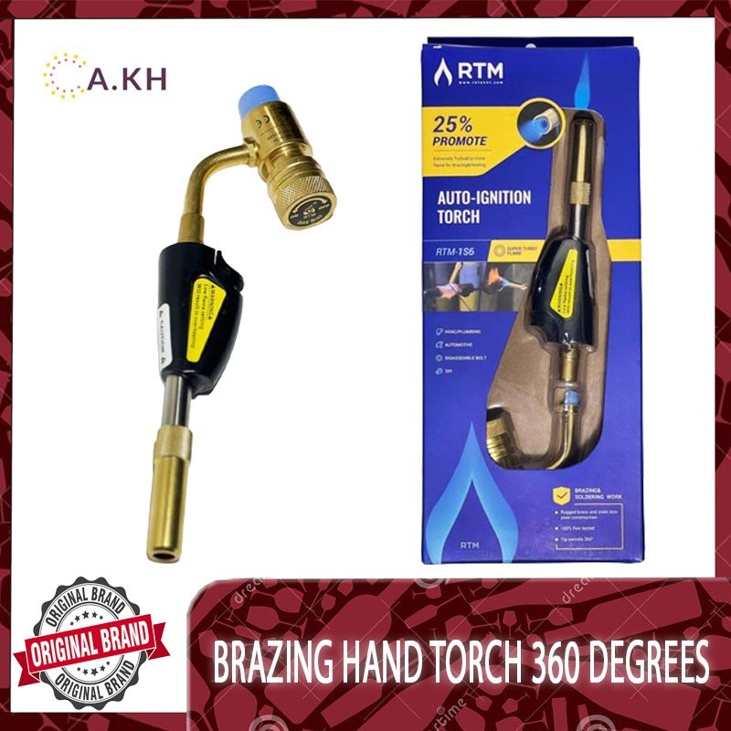 New Arrival Brazing Hand Torch 360 degrees RTM 1S6 WELDING TORCH KIT