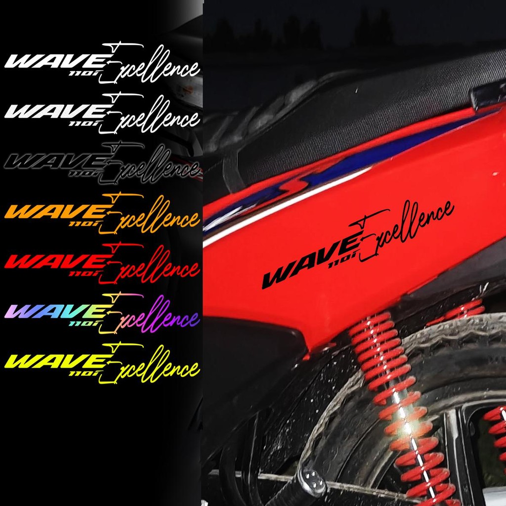 For Honda Wave110 Motorcycle Head Sticker, Windshield Sticker, Fuel ...