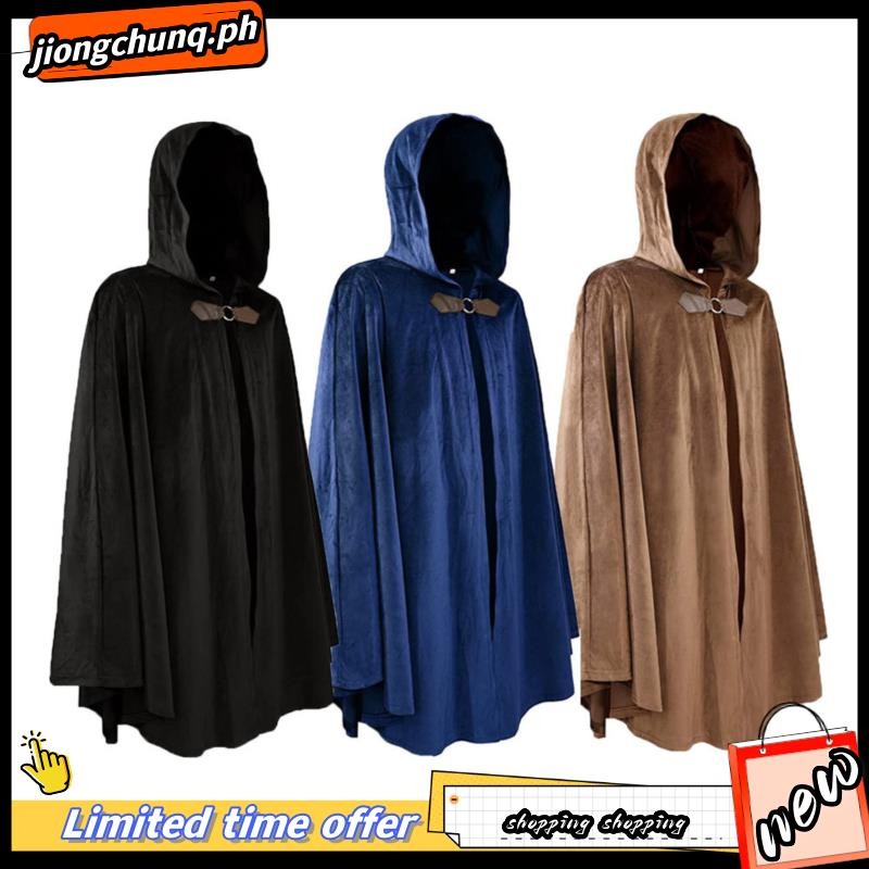 Hsctek medieval renaissance cloak for men medieval knight wizard priest ...