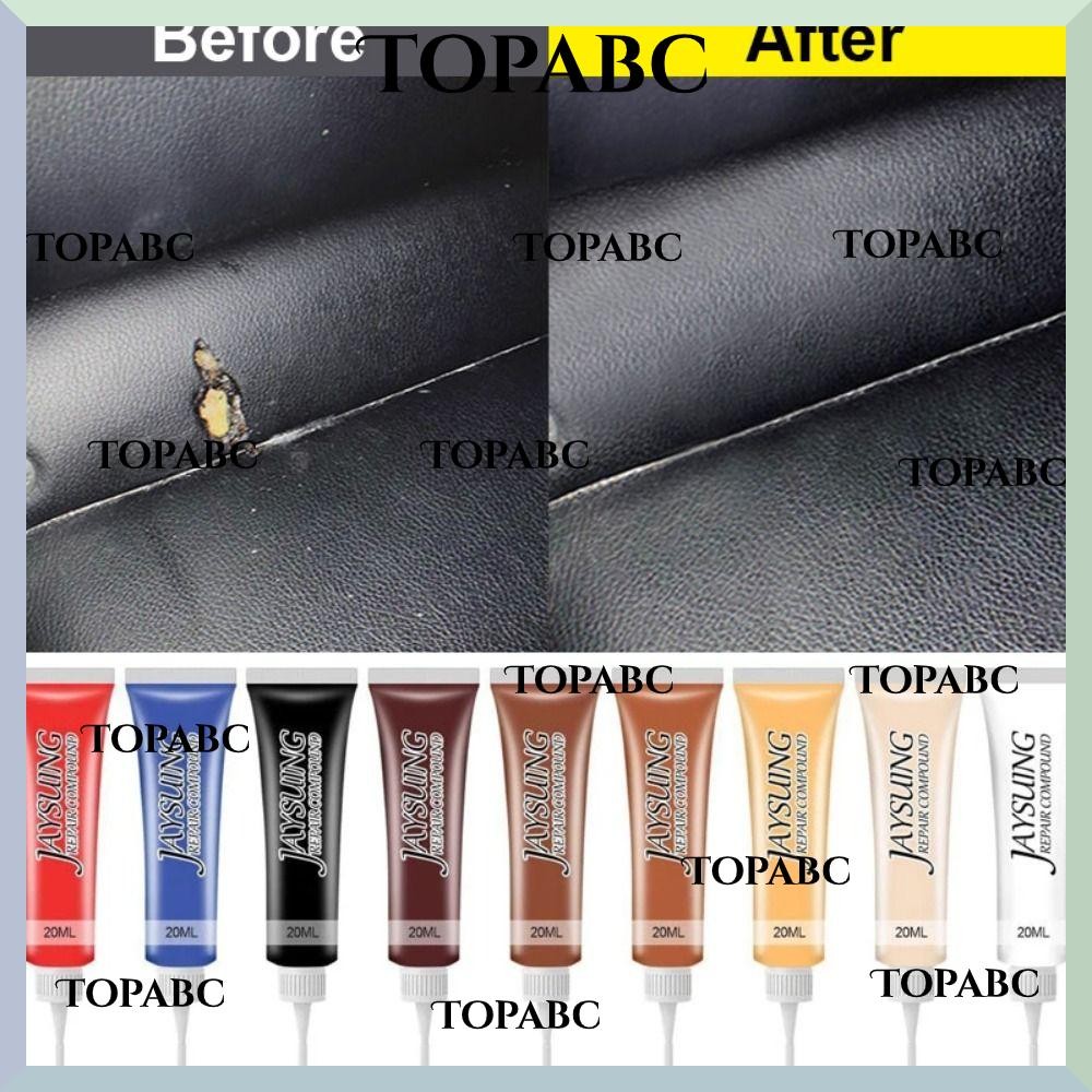 TOP 20ml Leather Repair Gel, Couch Jacket Repair Refurbishing Cream