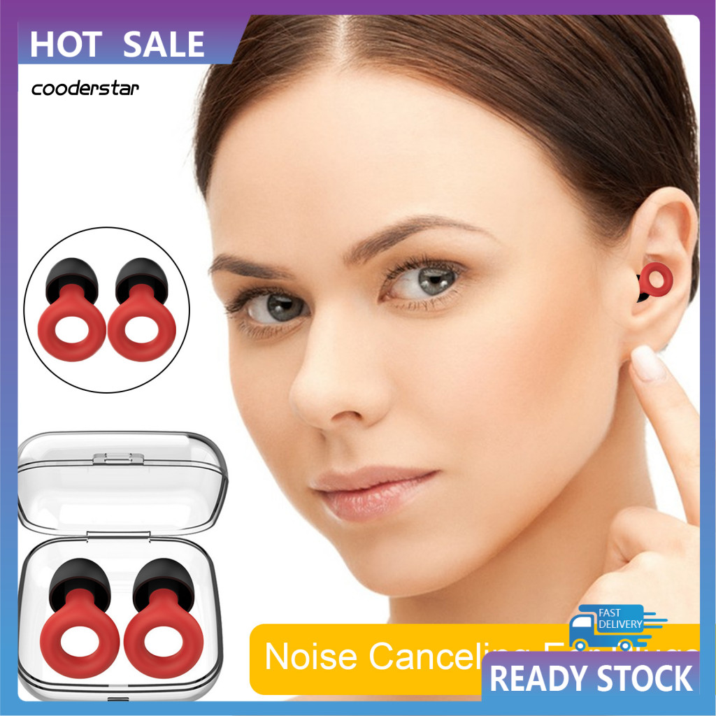 COOD 1 Pair Lightweight Noise Canceling Ear Plugs Traveling Use Study ...