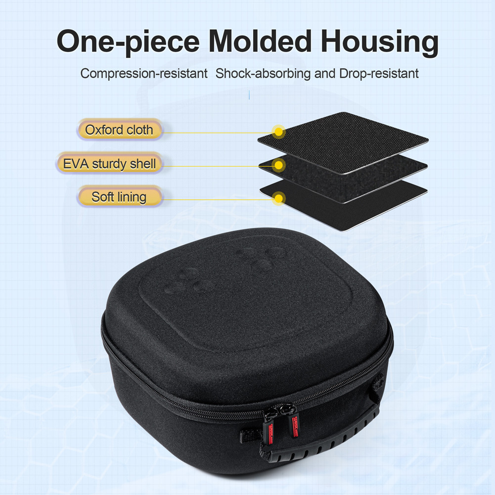 Handbag with Mesh Pocket Carry Case for Meta Quest 3S VR Headset Game