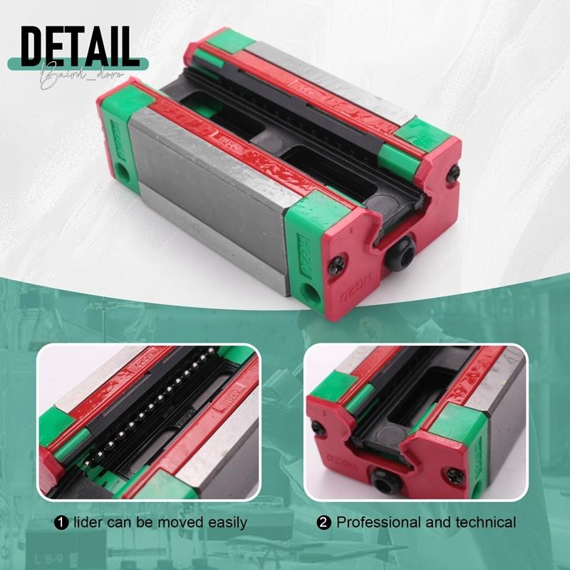 【bairddoro】Steel HGH20CA 20Mm Linear Rail Guide Block for CNC Machine ...