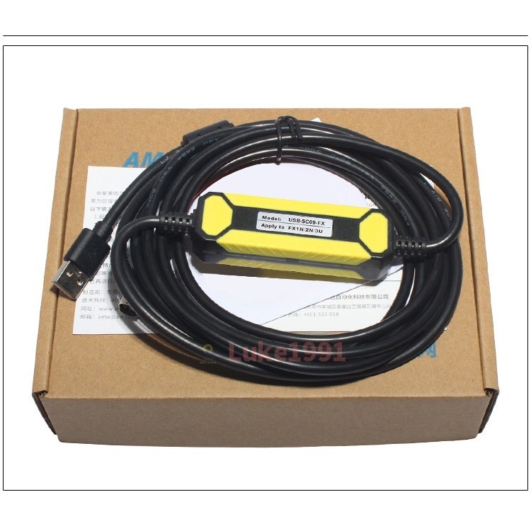 Plc Download Cable USB-SC09-FX Suitable for Mitsubishi FX3U FX3GA FX2N ...