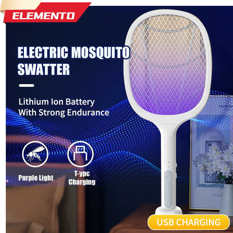 2 sa 1 Electric Lithium Battery USB Charging Mosquito · Light Fly ...