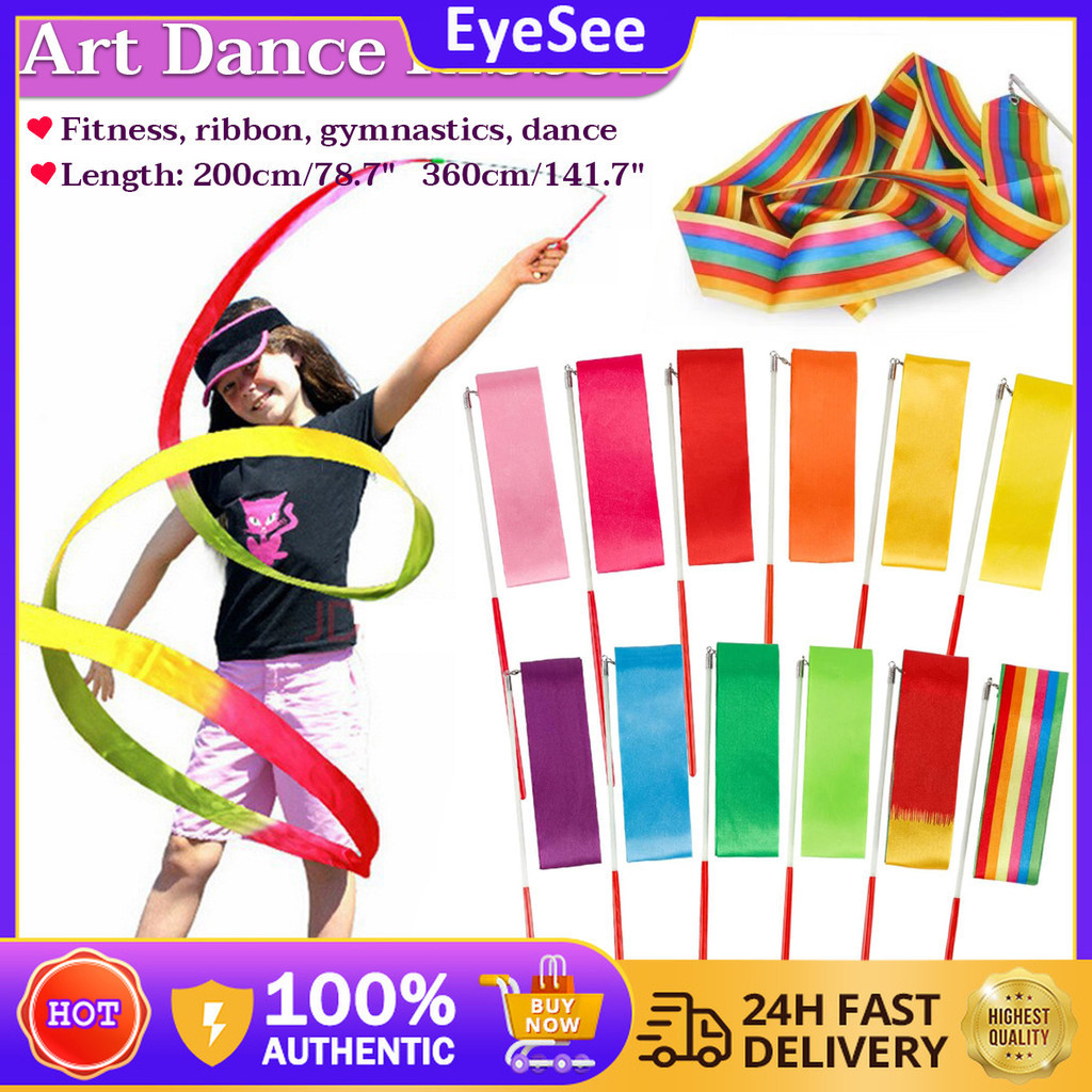 Colorful Dance Ribbon Art Gymnastic Gym Ribbons Ballet Streamer ...