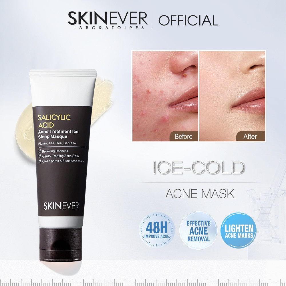 insanny SKINEVER Salicylic Acid Hydra Moist Sleep Mask Pimple Eraser ...