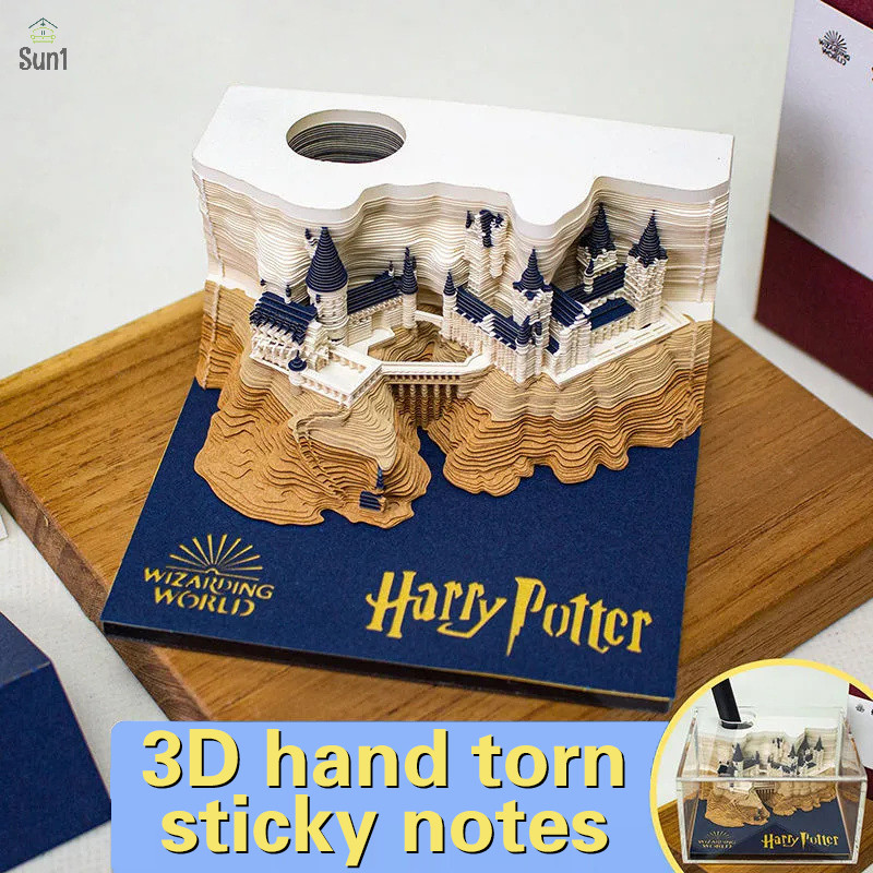 3d Memo Pad,Artsy Pads,Cute Sticky Notes,Butterfly Notes,Fox Paper Sculpture Sticky Notes,Laser Engraved Sticky Notes,Suitable For Note Taking,Decorative Ornaments,Holiday Gifts: Self-Stick Notes
