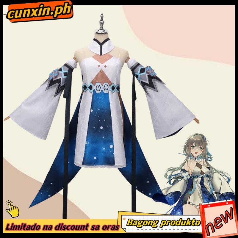 Guizhong Cosplay Costume Full Set Genshin Impact Gui Zhong Cosplay Wigs ...