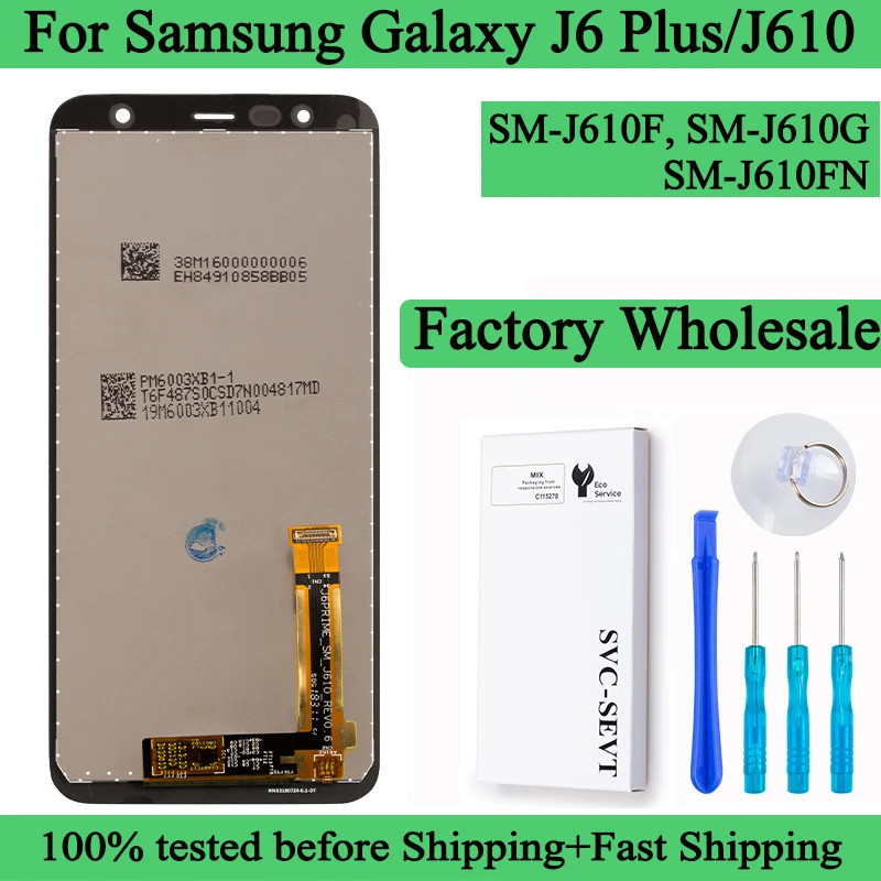 SM-J610F J610G J610FN Premium Lcd For Samsung Galaxy J6 Plus Display ...