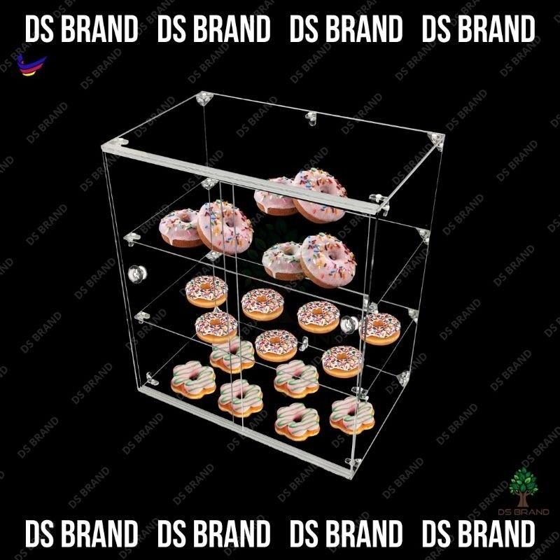 DIY Acrylic Cabinet Donuts / Cupcake / Pastries / Breads Acrylic ...