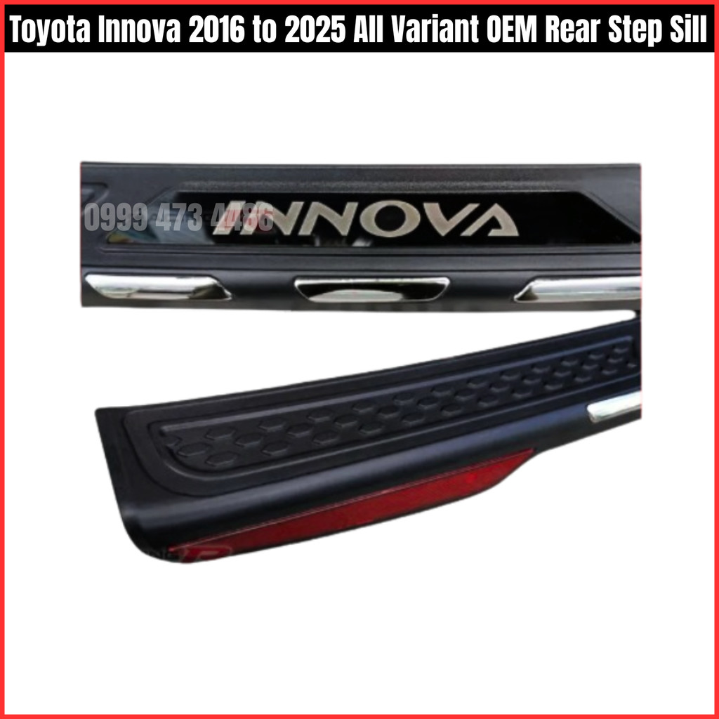 (ST036) Toyota Innova 2016 to 2025 All Variant OEM Rear Step Sill or ...