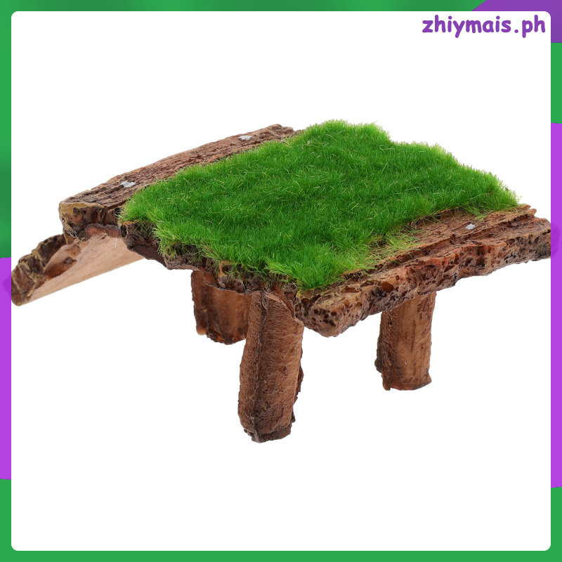 Image showcasing Turtle Tank Decorations Terrace Aquarium Landscaping Basking Platform ...