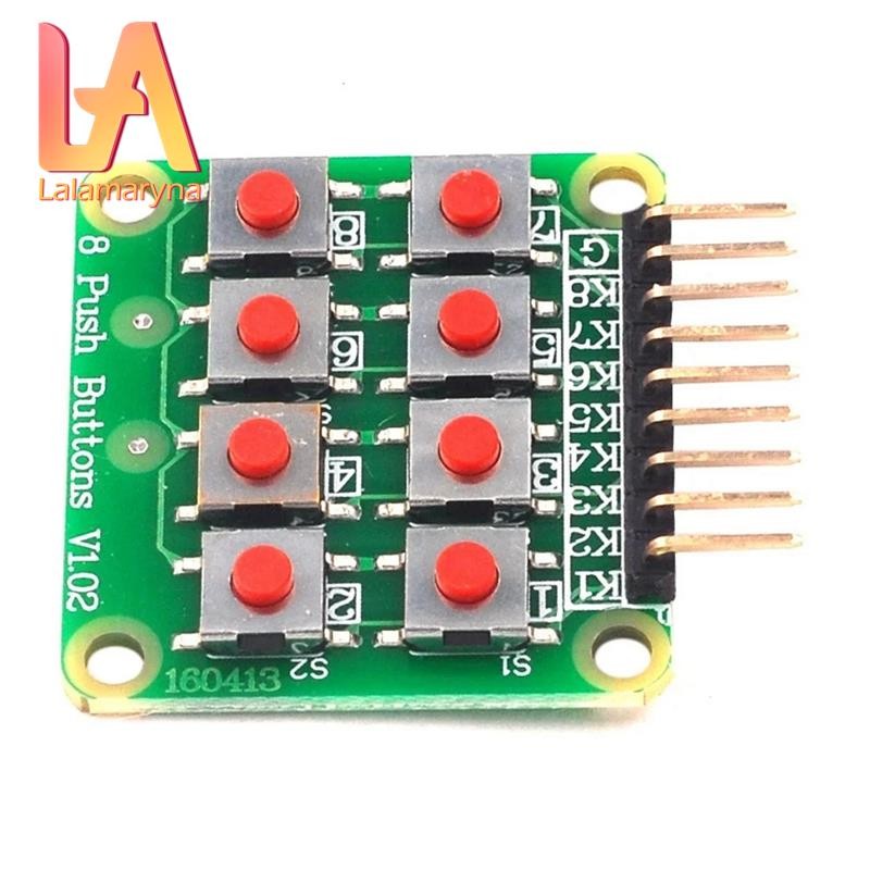 2x4 Keypad 4x2 Keypad 8 Push Buttons Key Board Matrix Keyboard Button ...