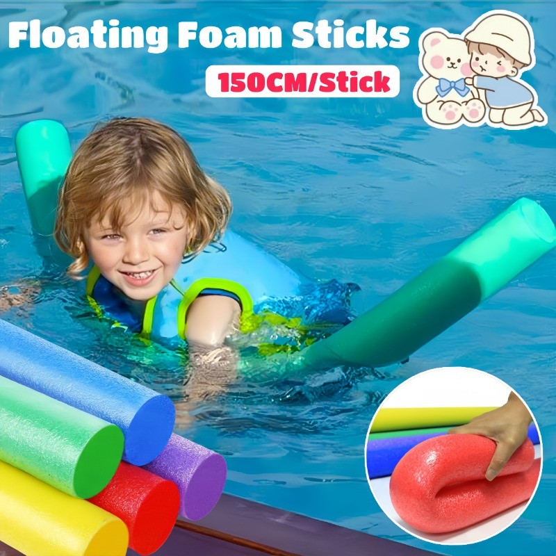 Floating Foam Sticks Flexible Swim Pool Water Float Aid Woggle Noodles Foam  Toys For Adults Kids