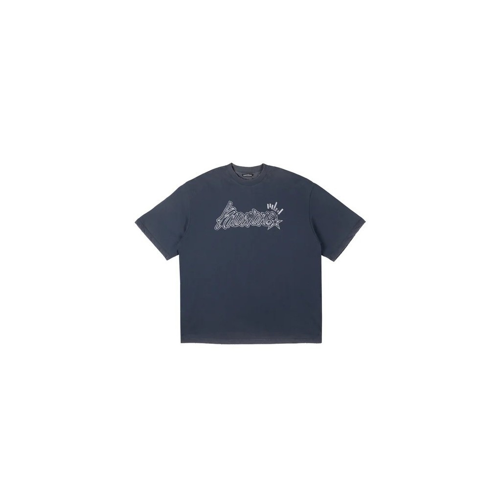 KNOWONE GRAFFITI TEE (DENIM NLUE) | Shopee Philippines