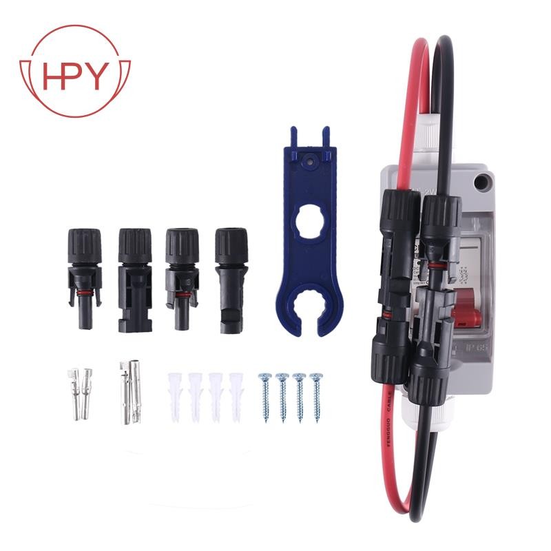 1Set 32A PV Photovoltaic DC Isolation Switch 500V Outdoor Waterproof ...