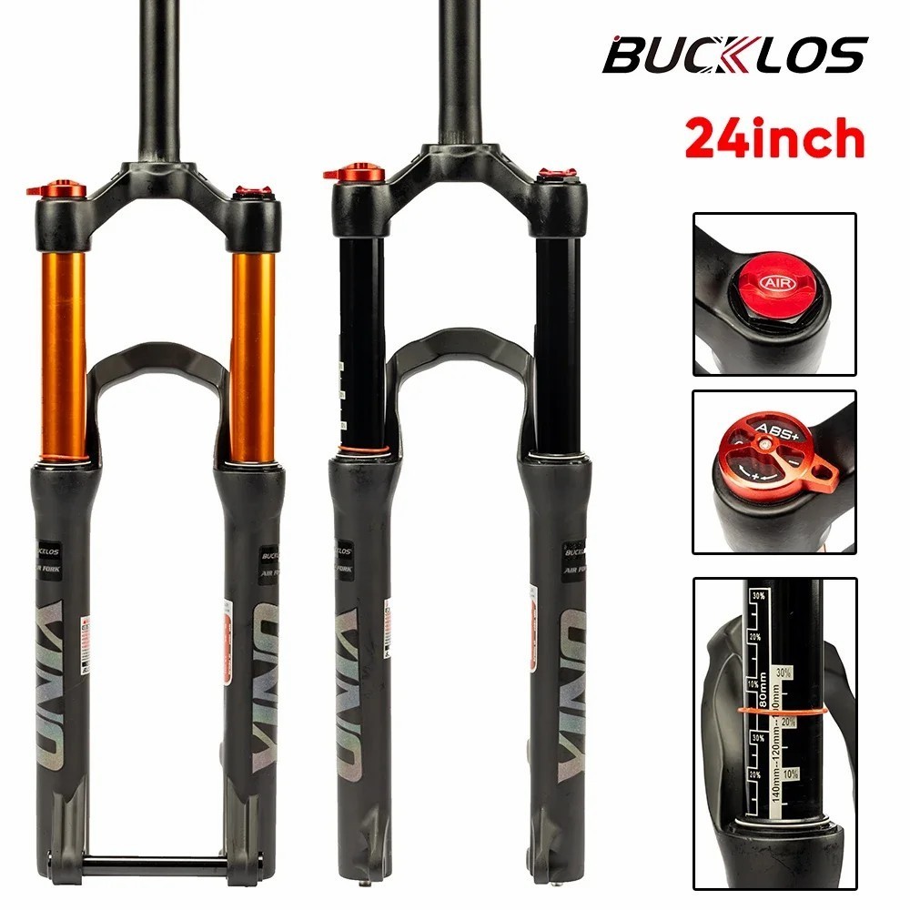 BUCKLOS Bicycle 24Inch Fork Travel 120mm MTB Air Suspension Forks 9 100mm Bike Fork Cycling Parts Shopee Philippines