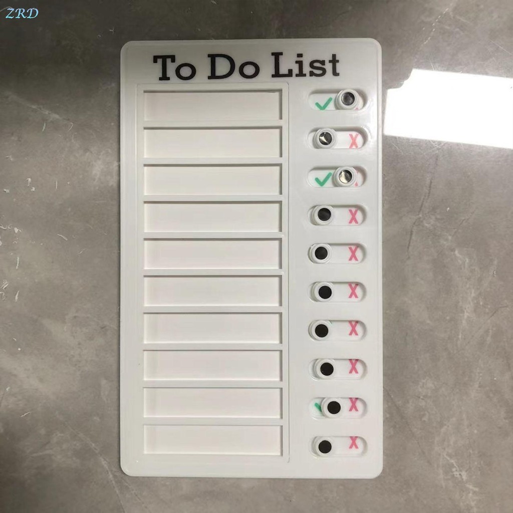 Chore Chart To Do List Board Sliding Routine Chart Task Board | Shopee ...