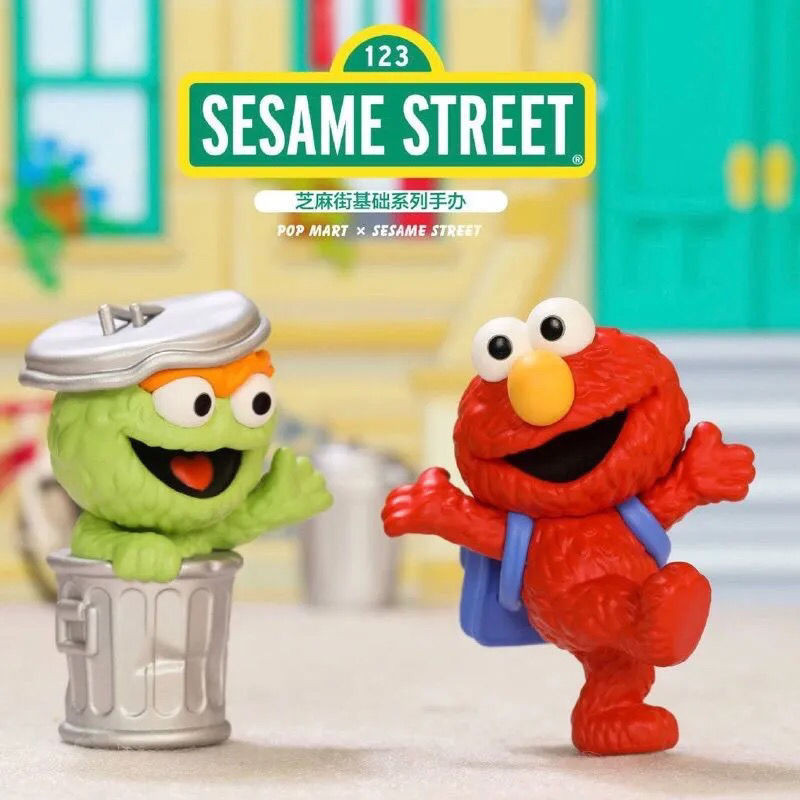 Genuine POPMART POPMART Sesame Street Basic Series Trendy Play Mystery ...