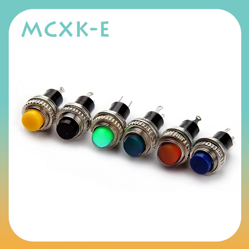 5pcs DS-314 Small Momentary Push Button Switch 10mm Red Non Locking ...