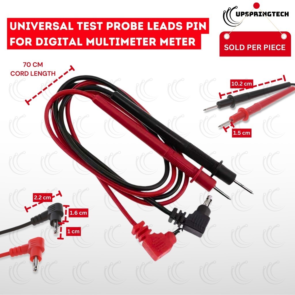 Universal Probe Test Leads Pin For Digital Multimeter Meter Needle Tip ...