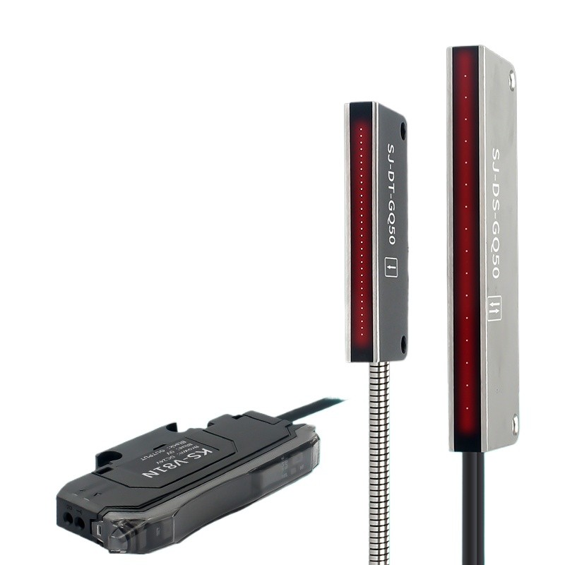 rectangular matrix fiber optic sensor grating light curtain area ...