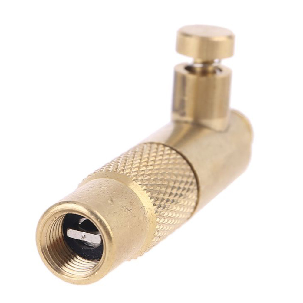 Brass Car Tire Inflator Valve Stem Connectors Deflated Extended Tire