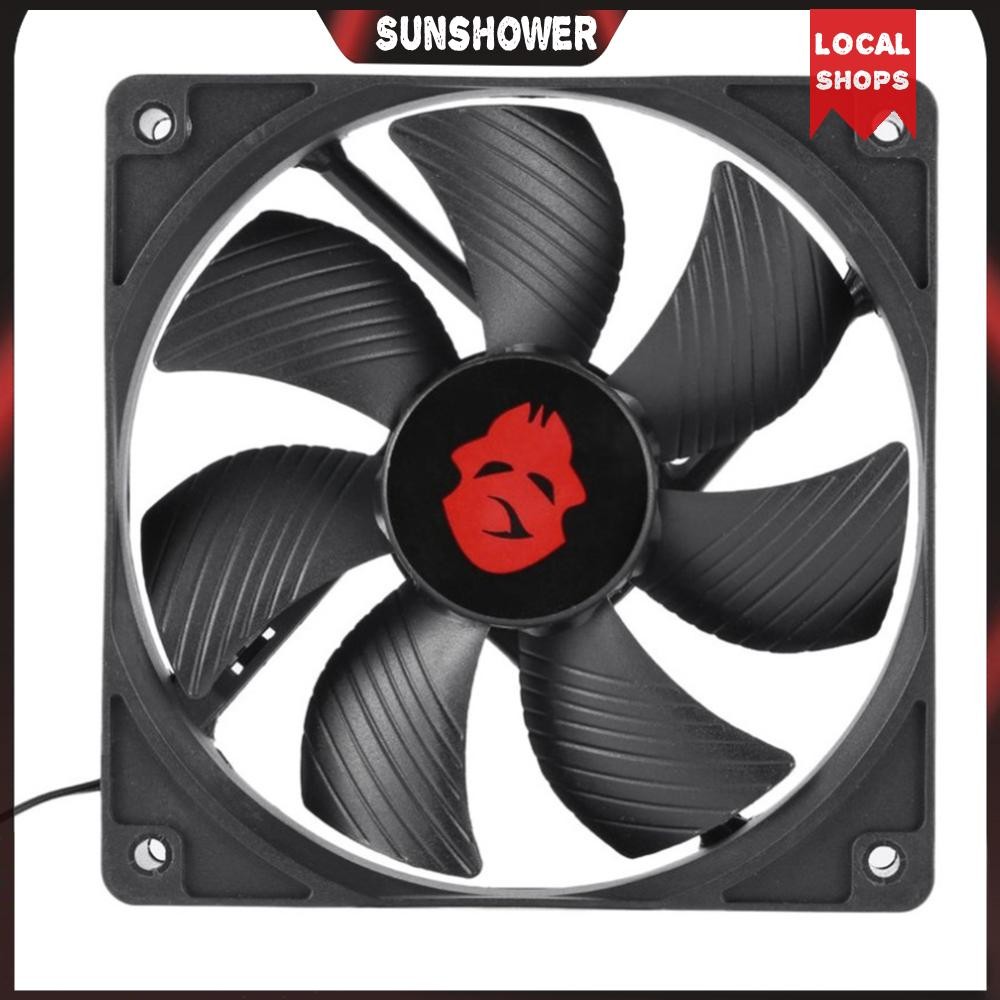 12cm 4 Pin High Speed Desktop Chassis Fan Large Air Volume PC Case ...