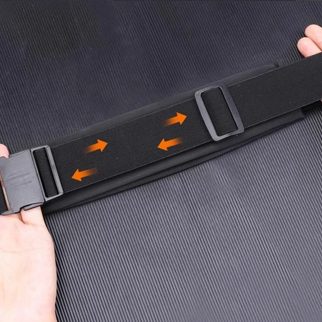 Adjustable Running Pouch Runners Belt Workout Waist Bag Elastic Slim ...