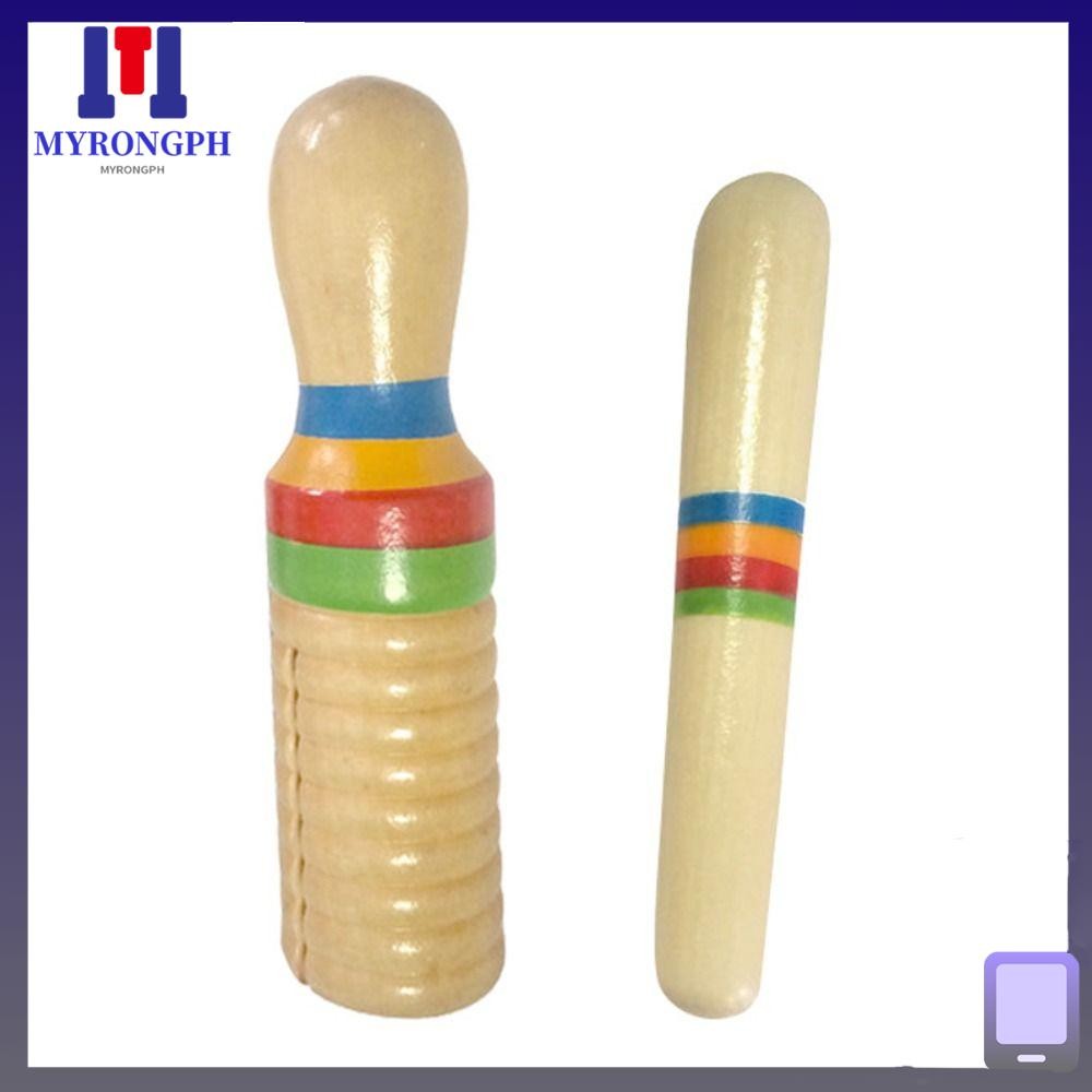 MYRONGPH Thread Frog Drum, Percussion Instruments Solid Wood Single ...