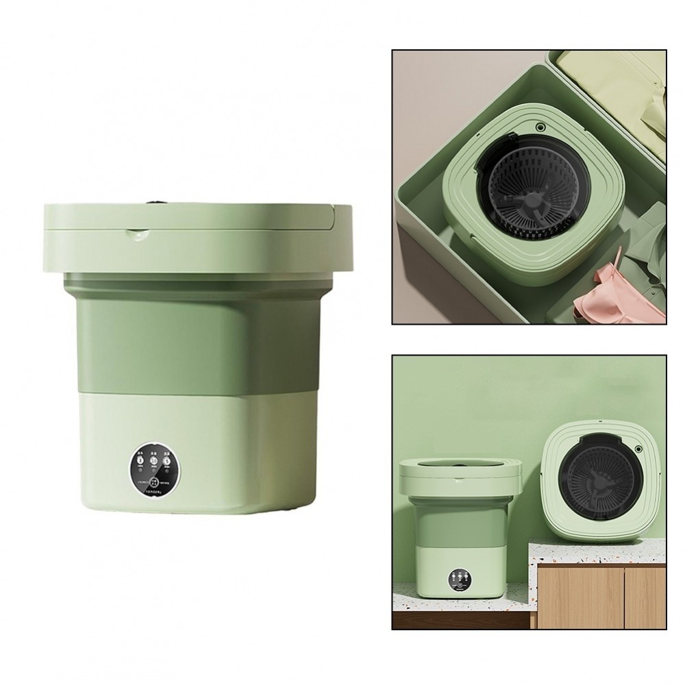 Travel Friendly Portable Washing Machine with Generous Load Capacity of