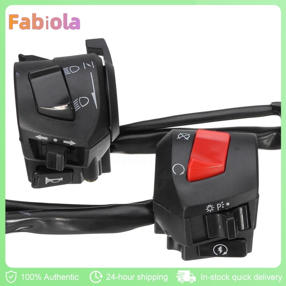 Left And Right Switch (universal ) Motorcycle Handlebar Mount On Off ...