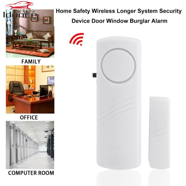 COD! Door Window Wireless Burglar Alarm with Sensor Home