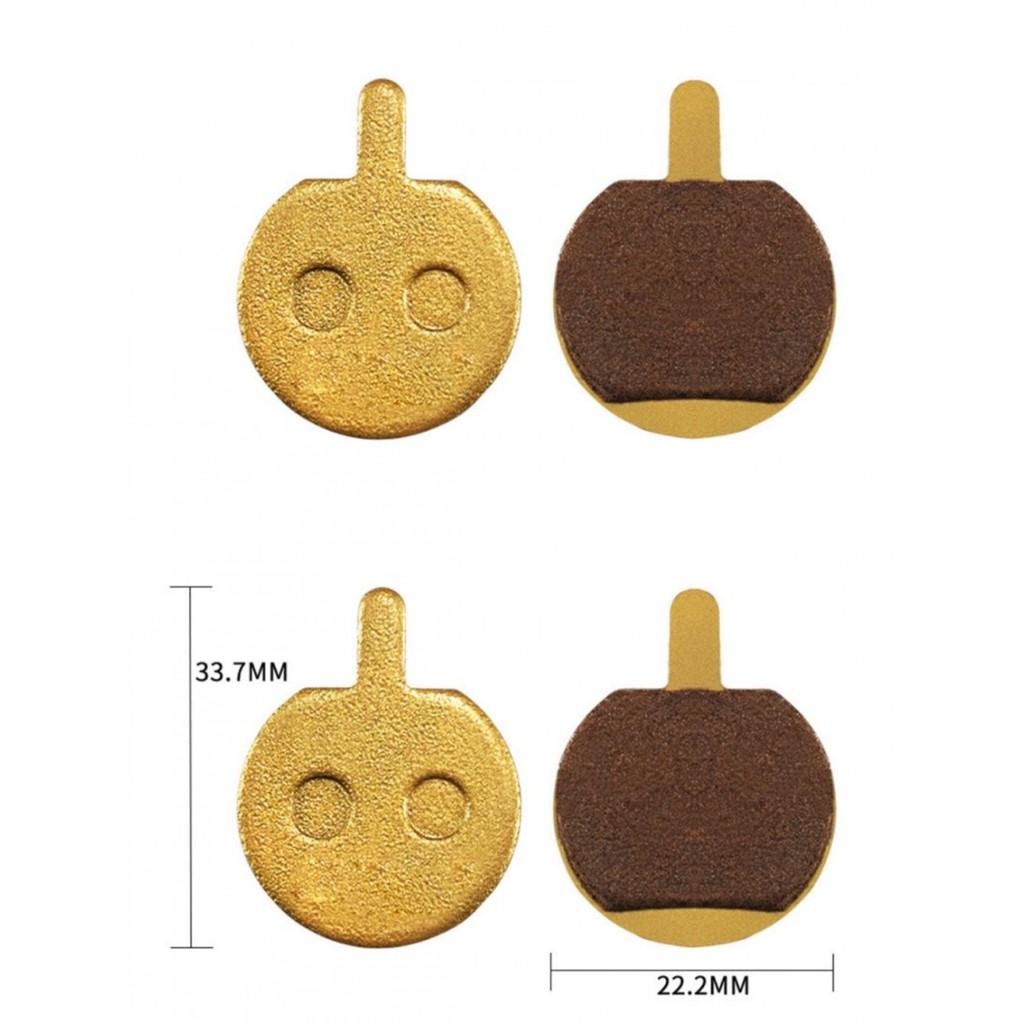 【Anna】Bike Disc Brake For Pads Set for Enhanced Stopping Performance in