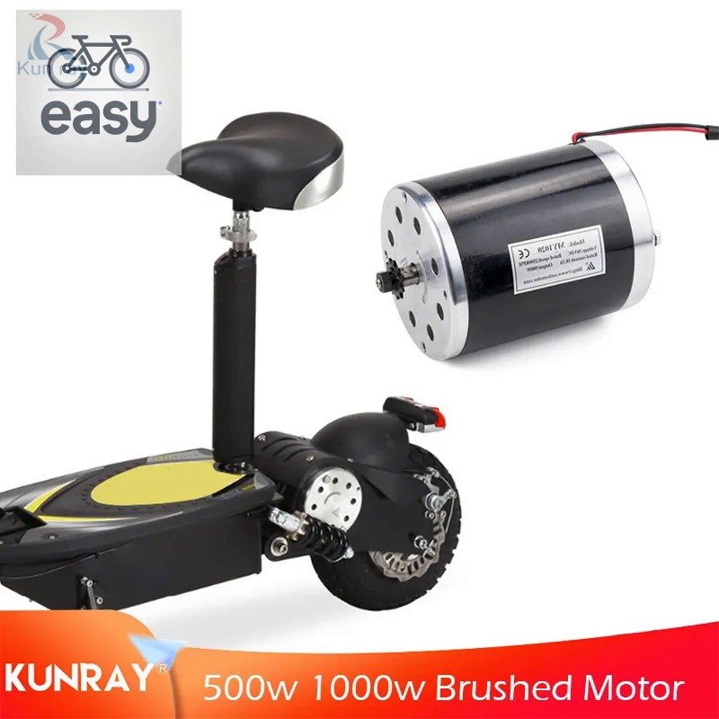 MY1020 Brush Motor 36V Scooter Motor 48V DC High Speed 500W 1000W