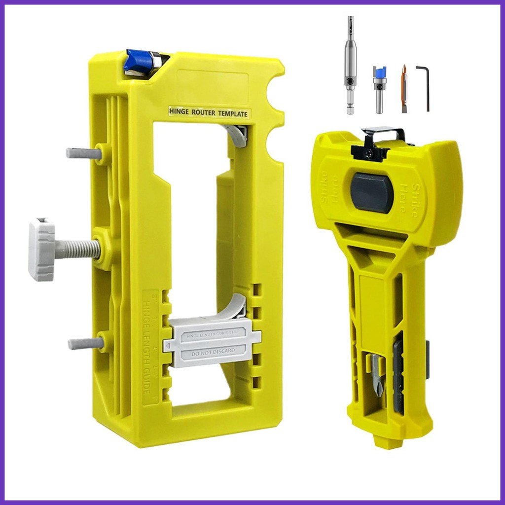Door Router Jig Accurate Latch Installation Tool Door Hinge Jig and ...