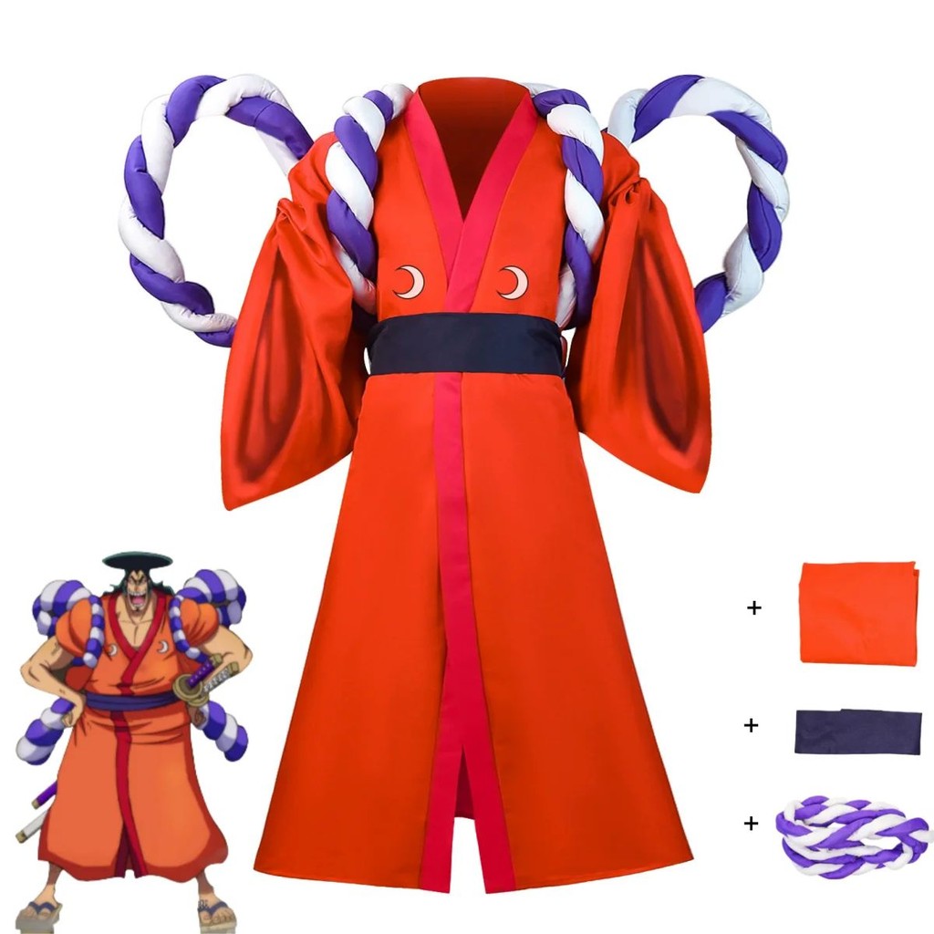 Anime Kozuki Oden Cosplay Costume Wano Kuni Country Kuri Japanese ...