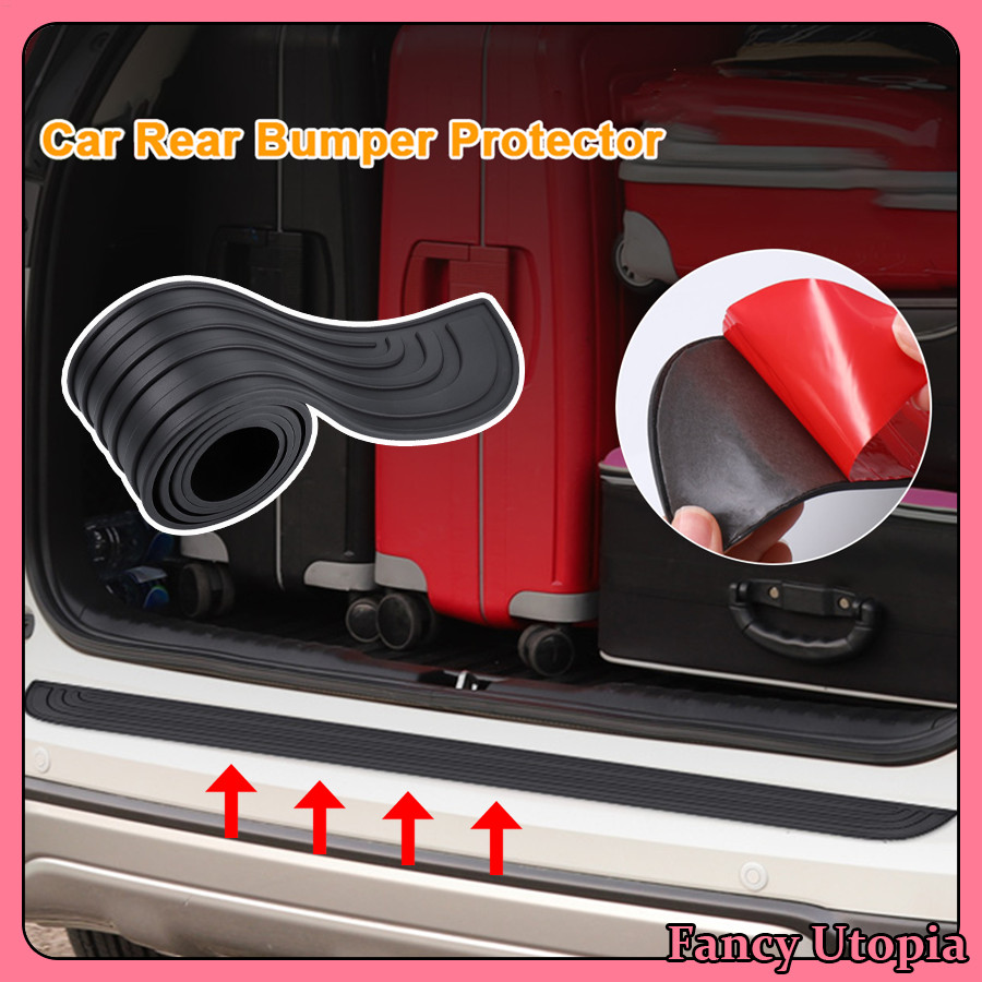 Car Rear bumper protector 7/9cm Anti-slip Heat-resistant Bumper Rubber ...