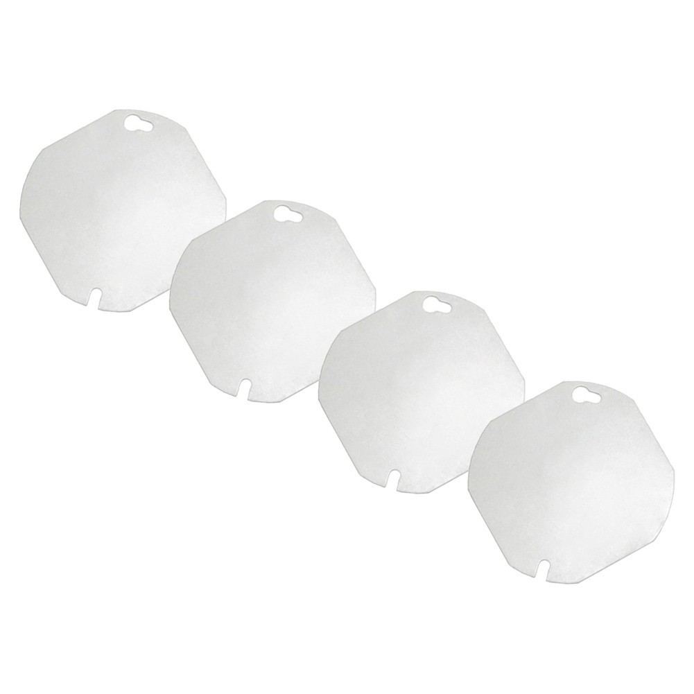 【LADYFT】4pcs Octagonal Electrical Box Cover Metal Junction Box Cover ...