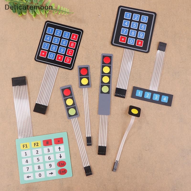 Delicatemoon 1*2 3 4 Key Button Membrane Switch 3*4 4X5 Matrix Array ...