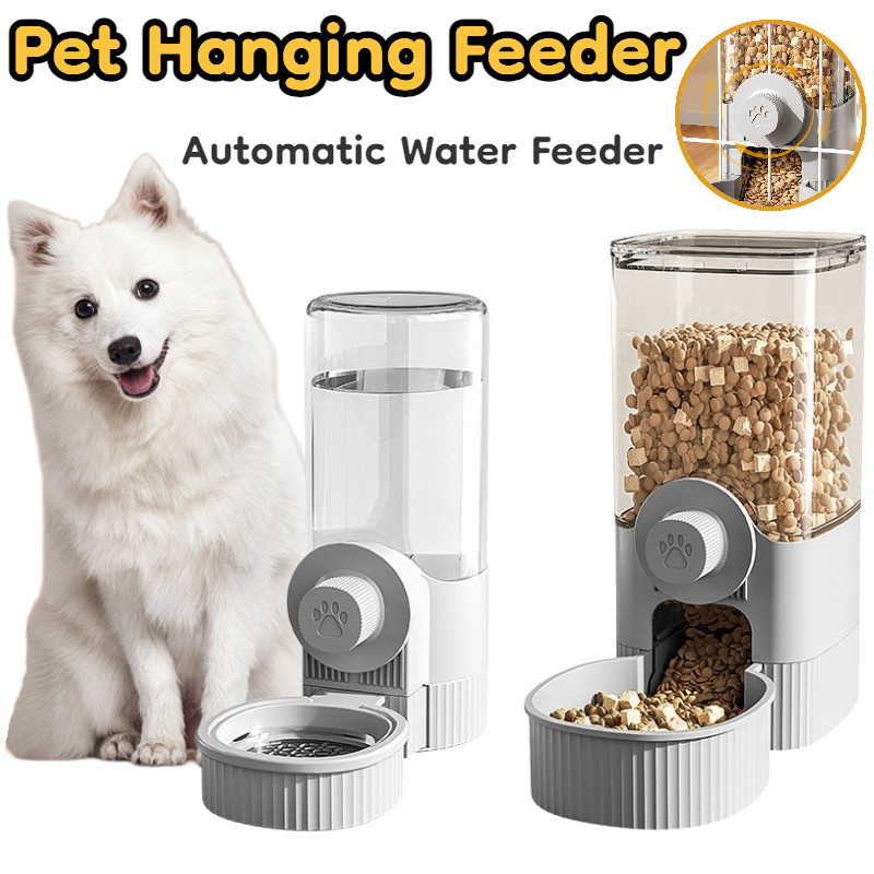 Automatic Pet Bowls Cage Hanging Feeder Dog Water Bottle Bowl for